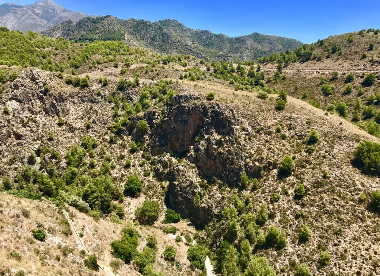 Axarquia , Frigiliana, Terraza Privada Con Vistas A La Montana Rio Y Al Mar * Frigiliana