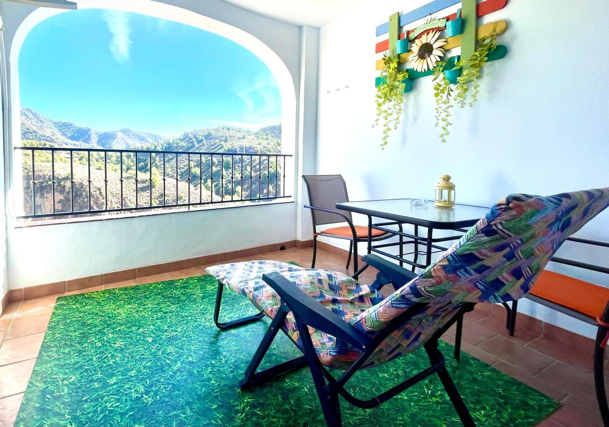 Apartment Axarquia , Frigiliana, Terraza Privada Con Vistas A La Montana Rio Y Al Mar Frigiliana